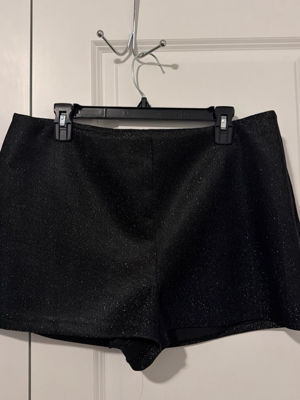 Primark Black Sparkle High Waist Shorts